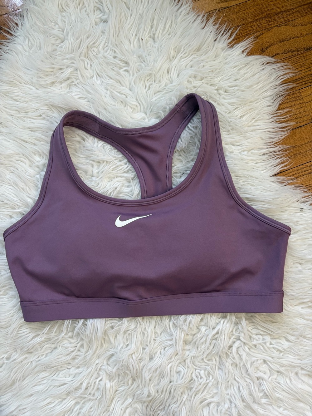 NWOT Nike DryFit Purple Racerback Sports Bra - Supportive Workout Bra
